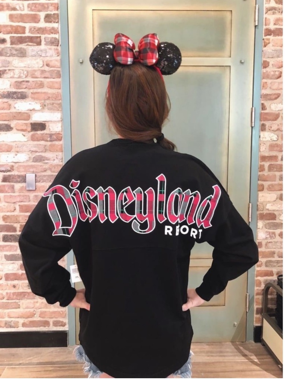 Disneyland Mickey Christmas
Spirit Jersey Plaid Sz S Unisex